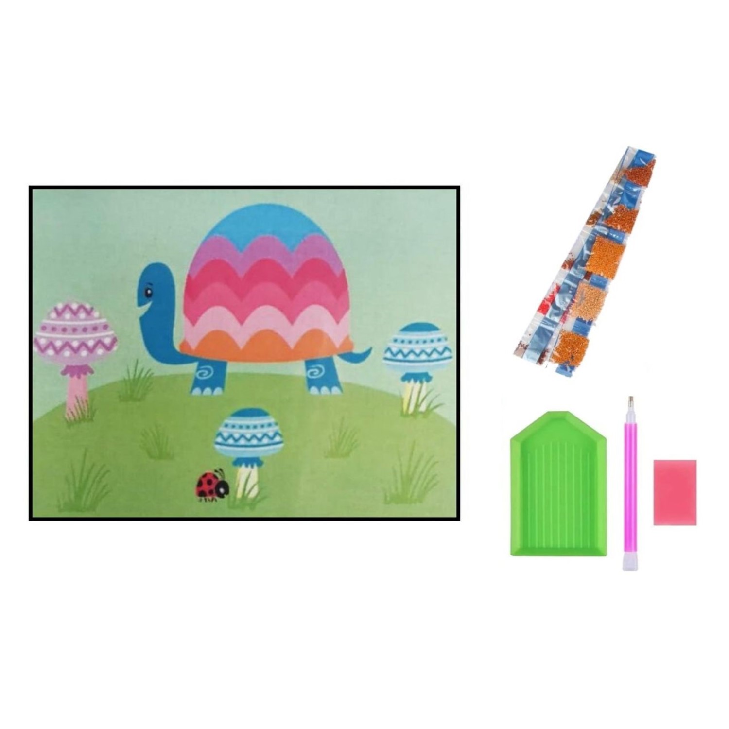 Алмазная мозаика Seichi Черепаха - фото 3