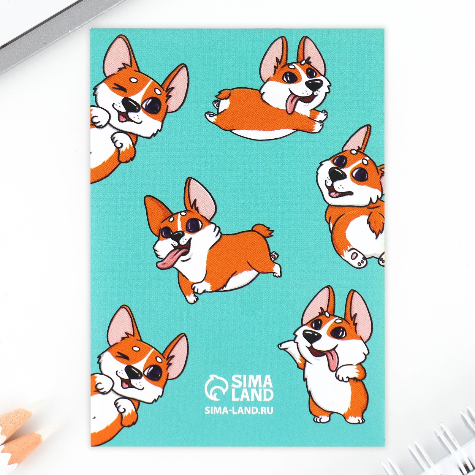 Набор канцелярский ArtFox Корги от тебя в восторге - фото 9