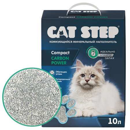 Наполнитель Cat Step 10 л комкующийся, минеральный