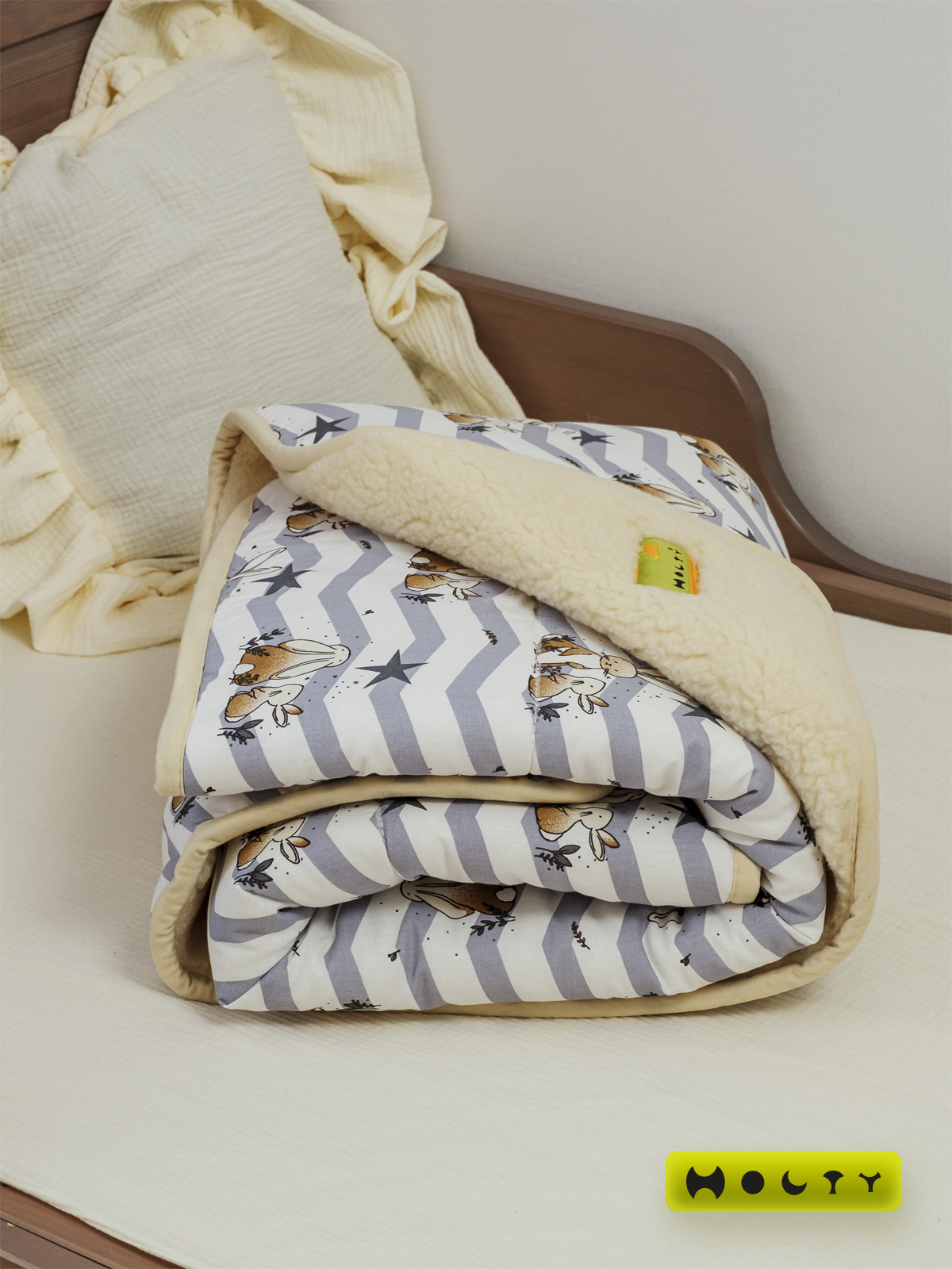 Одеяло HOLTY Фантазия 110 x 140 см шерсть - фото 8