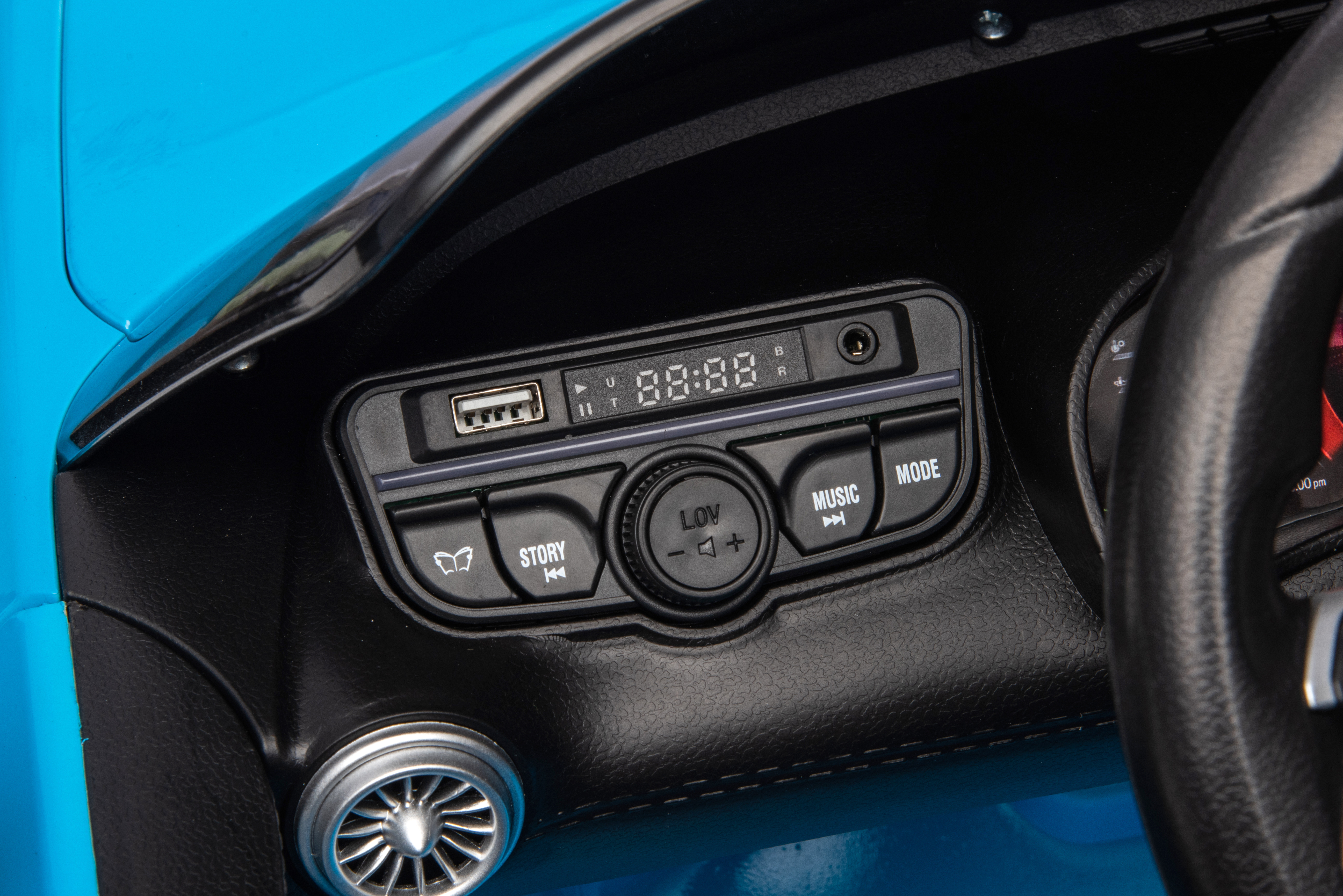 Электромобиль TOYLAND Mercedes Benz DK SL63 4х4, двухместный С пультом ДУ - фото 13