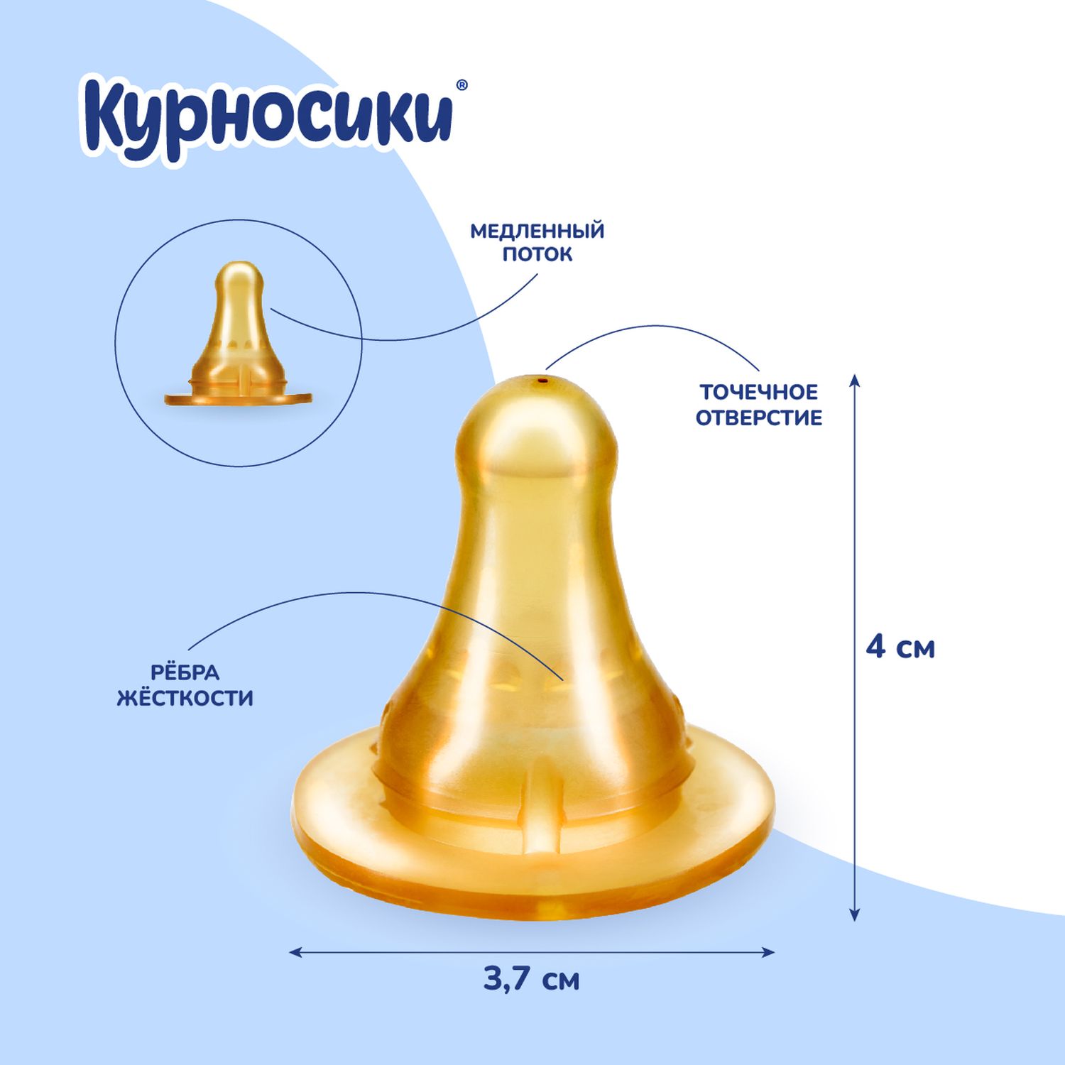 Бутылочка Курносики 125 мл в ассортименте - фото 3