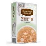 Корм для кошек Деревенские лакомства Суп из утки с лососем пауч 35г*4шт