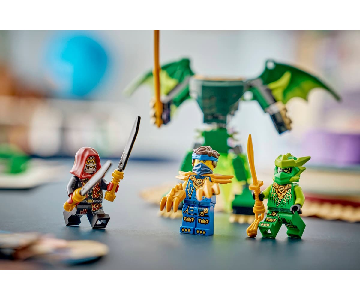 Конструктор LEGO NINJAGO Битва роботов-драконов Ллойда 81 дет. - фото 6