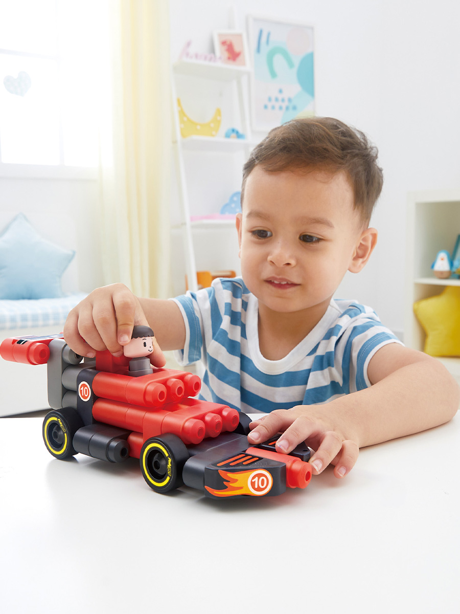 Конструктор Hape Гоночный автомобиль 31 дет. - фото 2