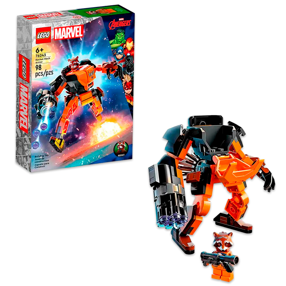 Конструктор LEGO Marvel Super Heroes Енот Ракета 98 дет. - фото 1