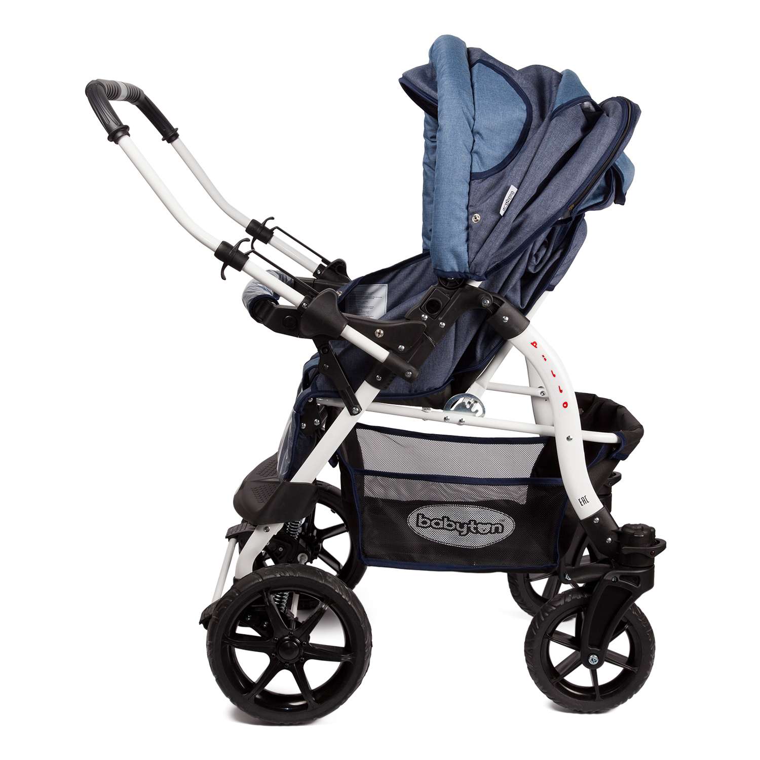 Коляска трансформер Babyton Pillo OX Dark Blue - фото 8