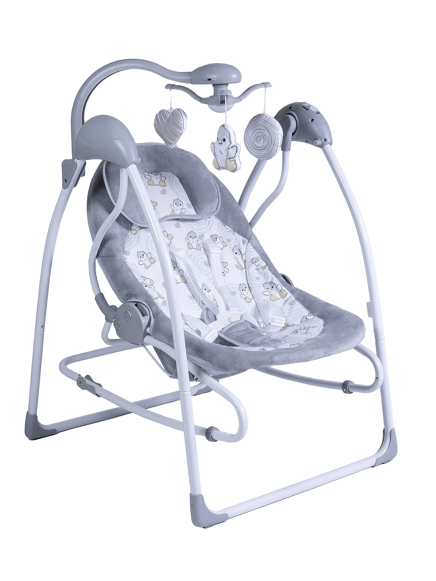 Качели Sweet Baby Pure pinguino Grigio - фото 12