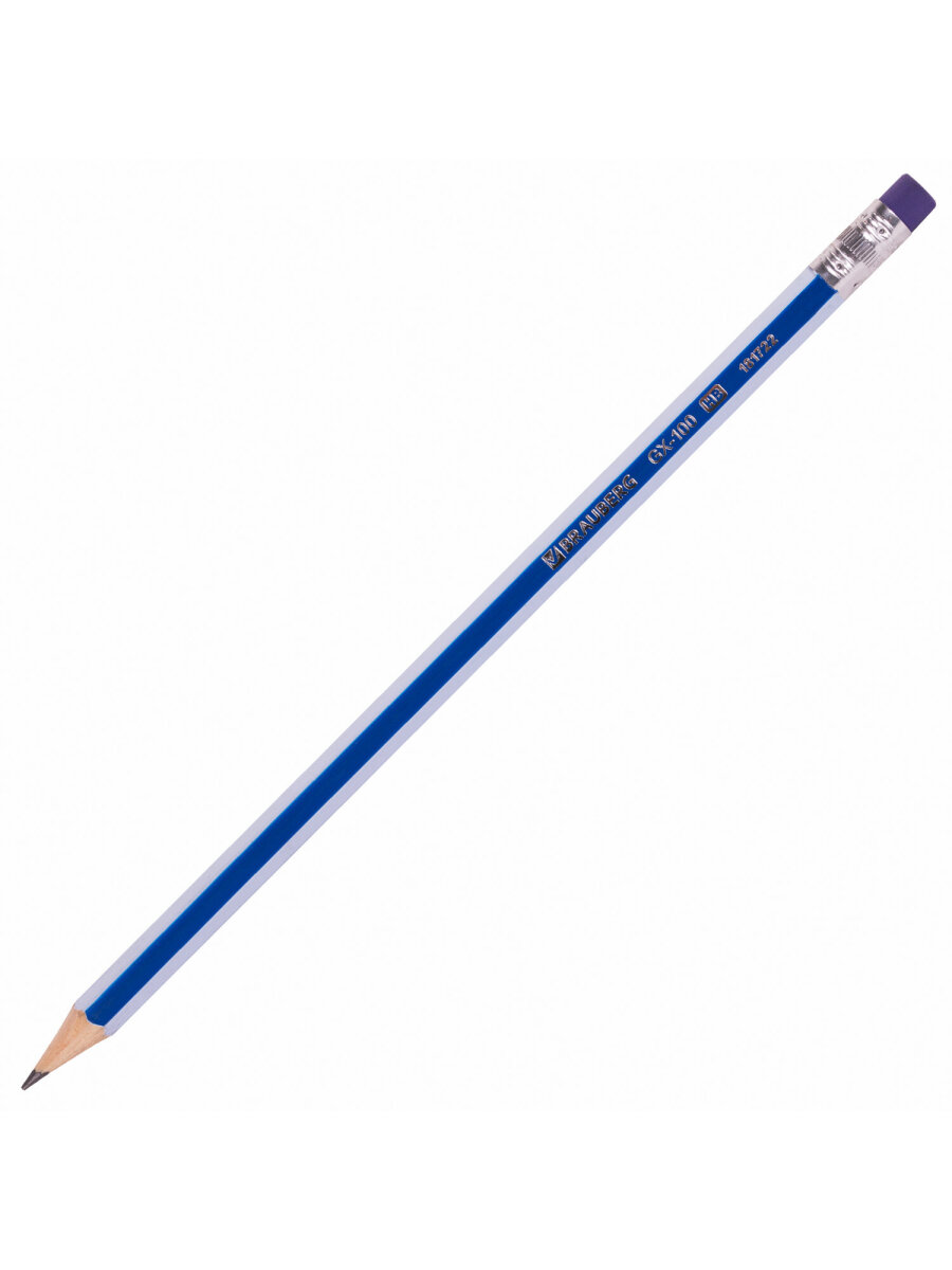 Карандаши чернографитные Brauberg 12 шт. - фото 7