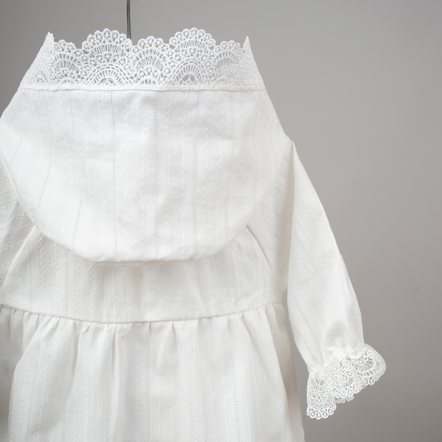 Платье крестильное LEO 7004А_молочный - фото 10