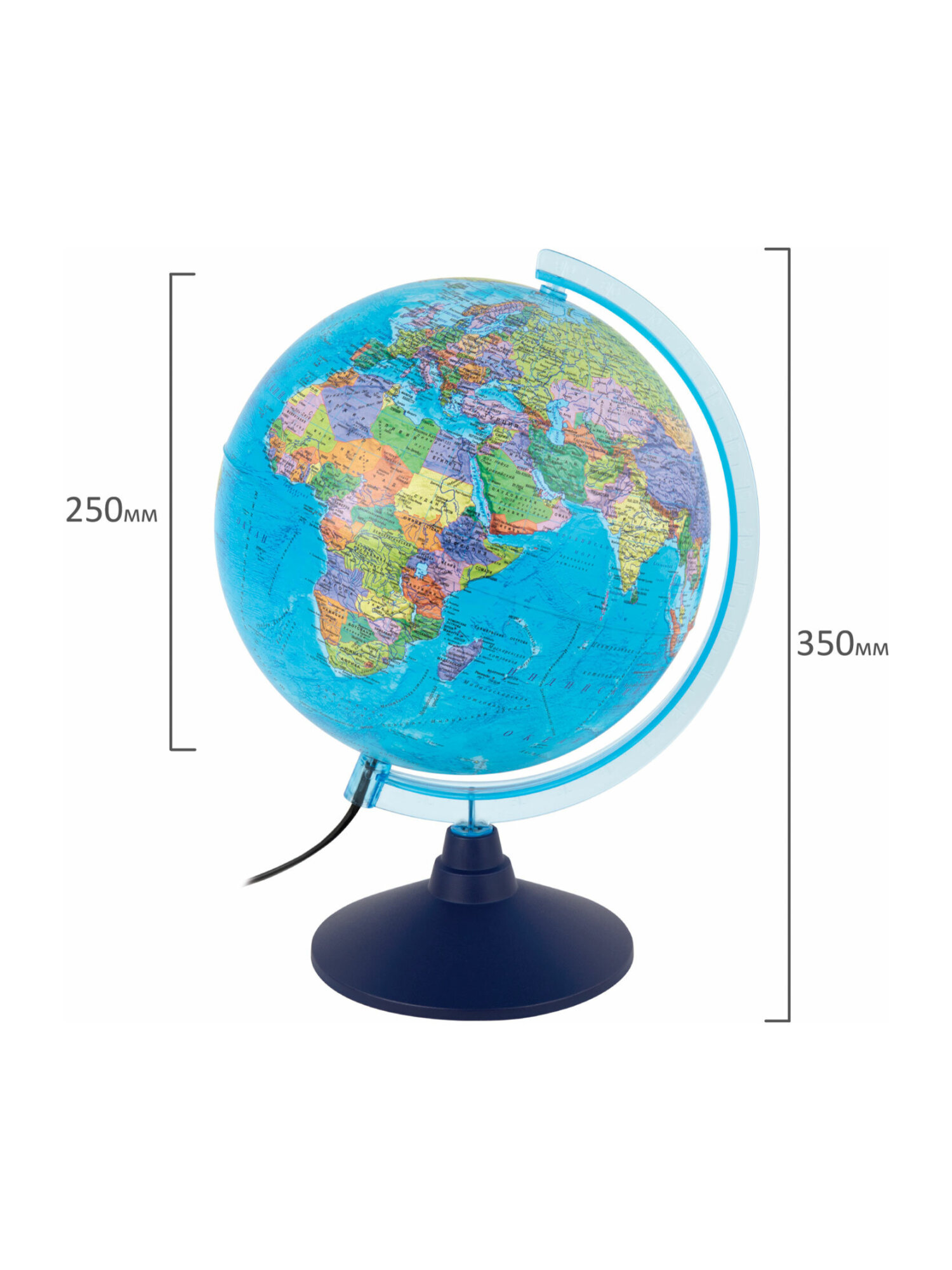 Глобус Globen интерактивный политический звездного неба с подсветкой и VR очками 25 см - фото 29