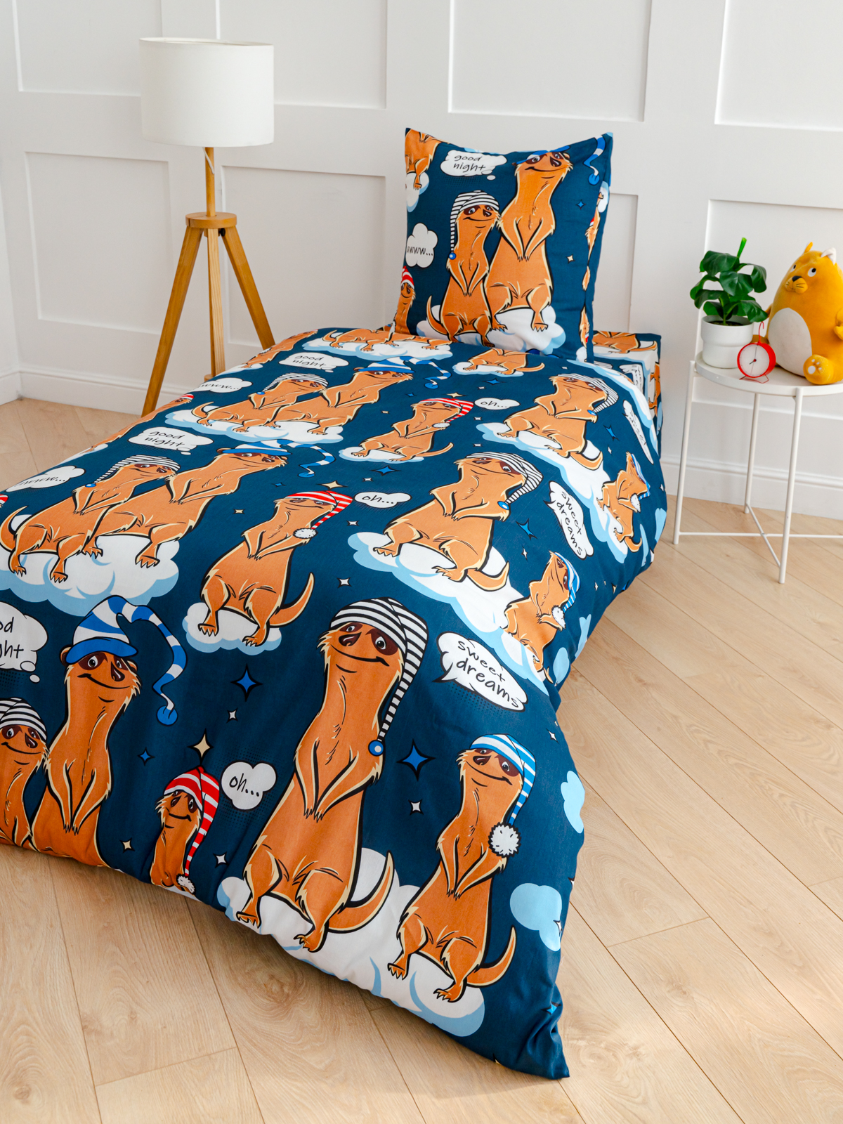 Комплект постельного белья PAVLine Сурикаты полутораспальный - фото 12