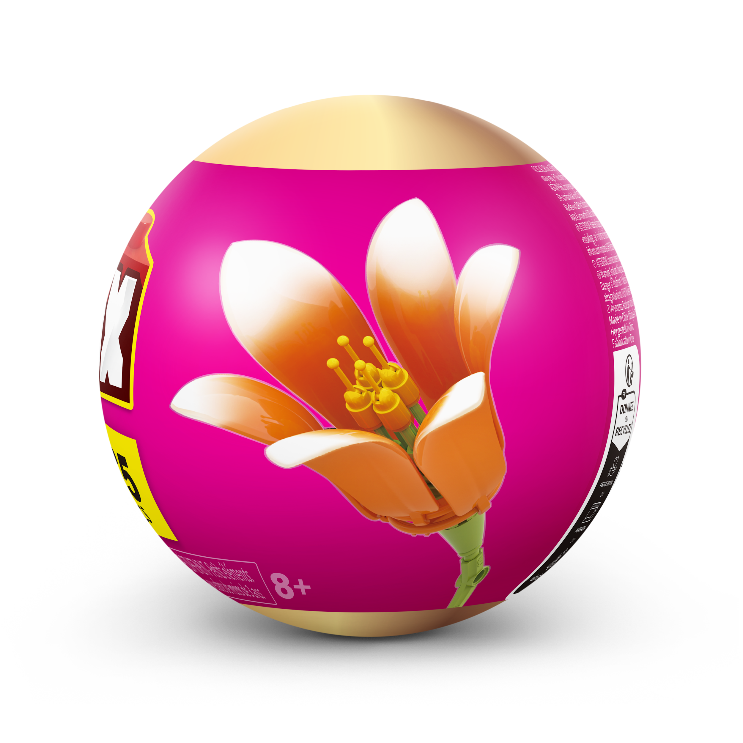Конструктор Zuru Max Flowers (1 цветок) Серия 1 блочный - фото 12