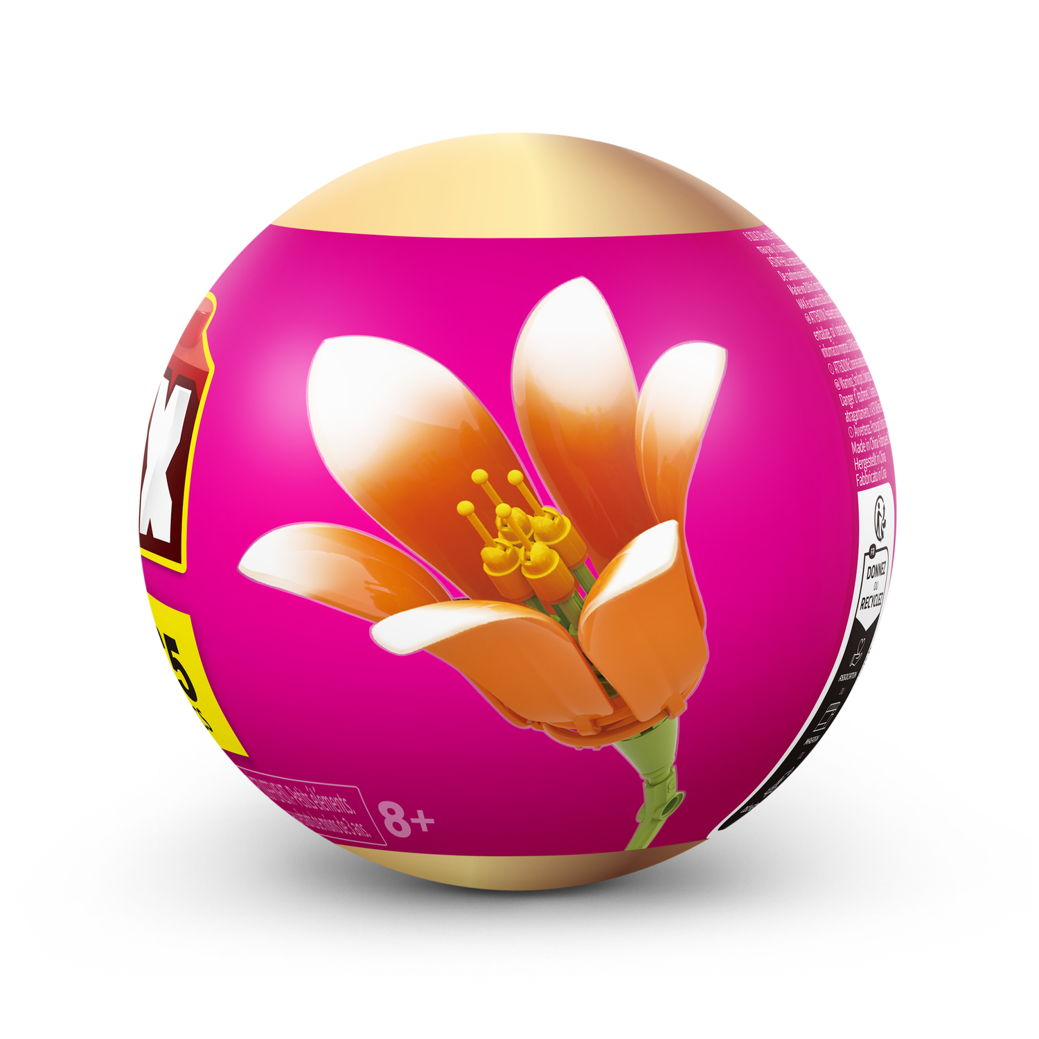 Конструктор Zuru Max Flowers (1 цветок) Серия 1 блочный - фото 12