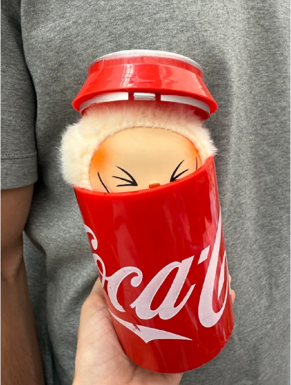 Мягкая игрушка сюрприз ТОТОША монстрик Labubu в банке Кола - фото 7