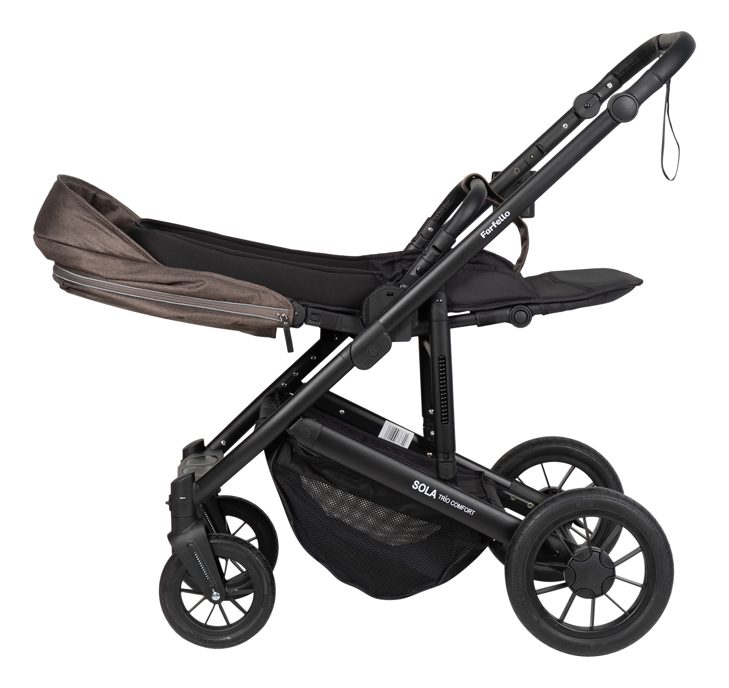 Коляска 3в1 Farfello Sola Trio Comfort коричневый - фото 19
