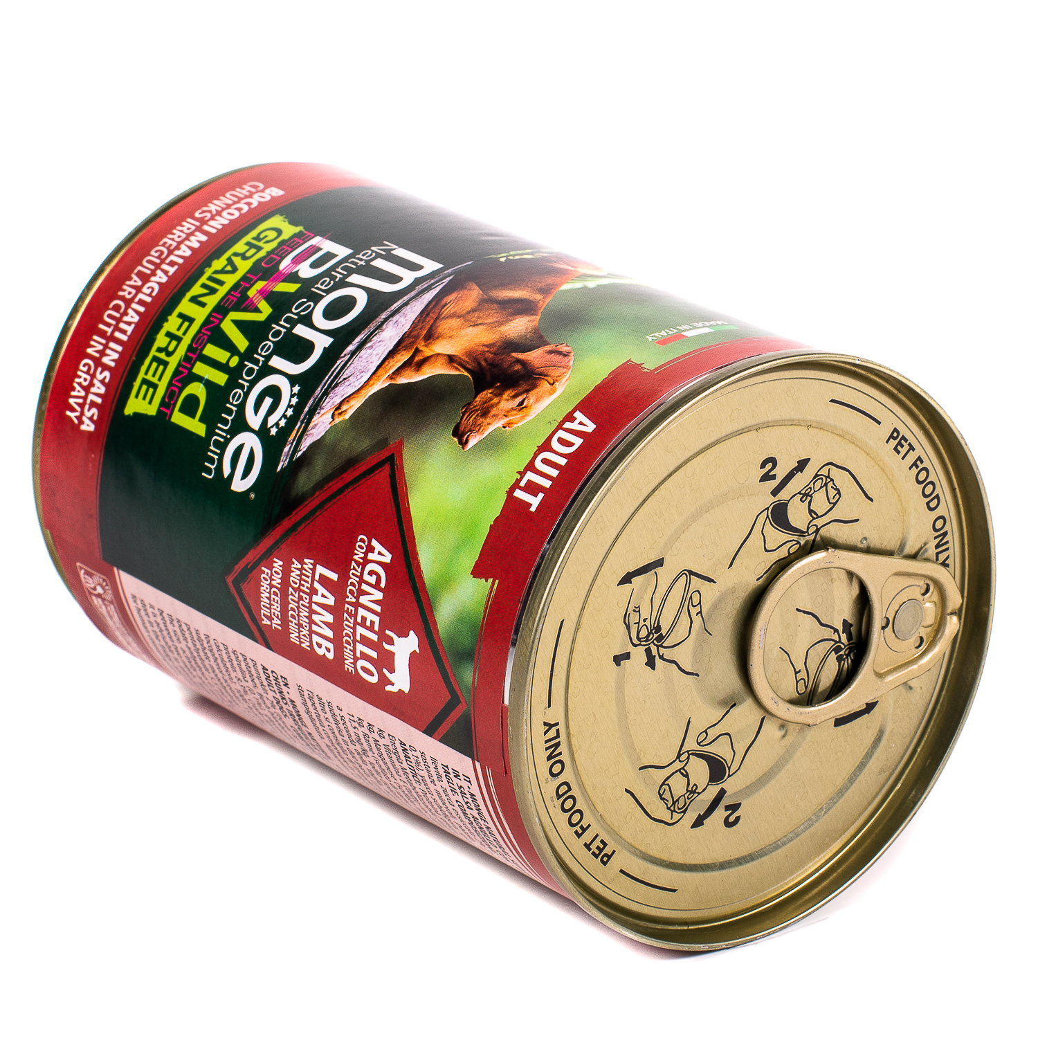 Корм для собак MONGE BWild Grain free из ягненка с тыквой и кабачками консервированный 400г - фото 4