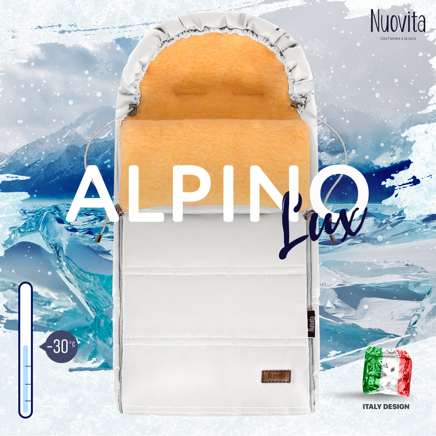 Конверт в коляску Nuovita Alpino Lux Pesco - фото 4