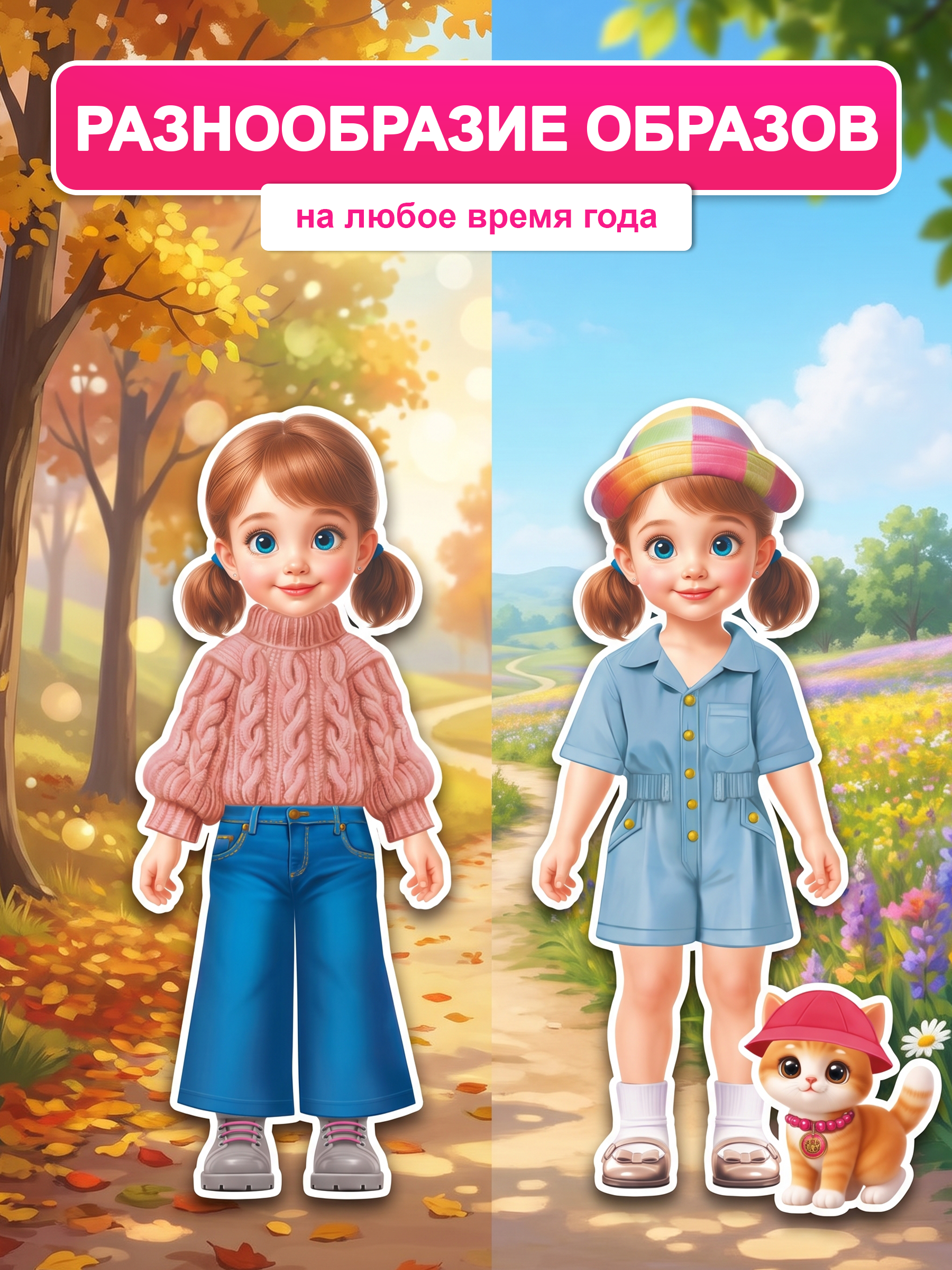 Настольная игра Tigitak Девочка с котенком - фото 5