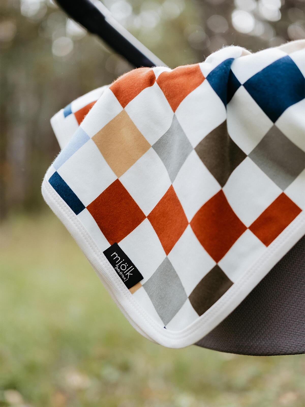 Плед Mjolk Шахматы 85 x 120 см хлопок - фото 7