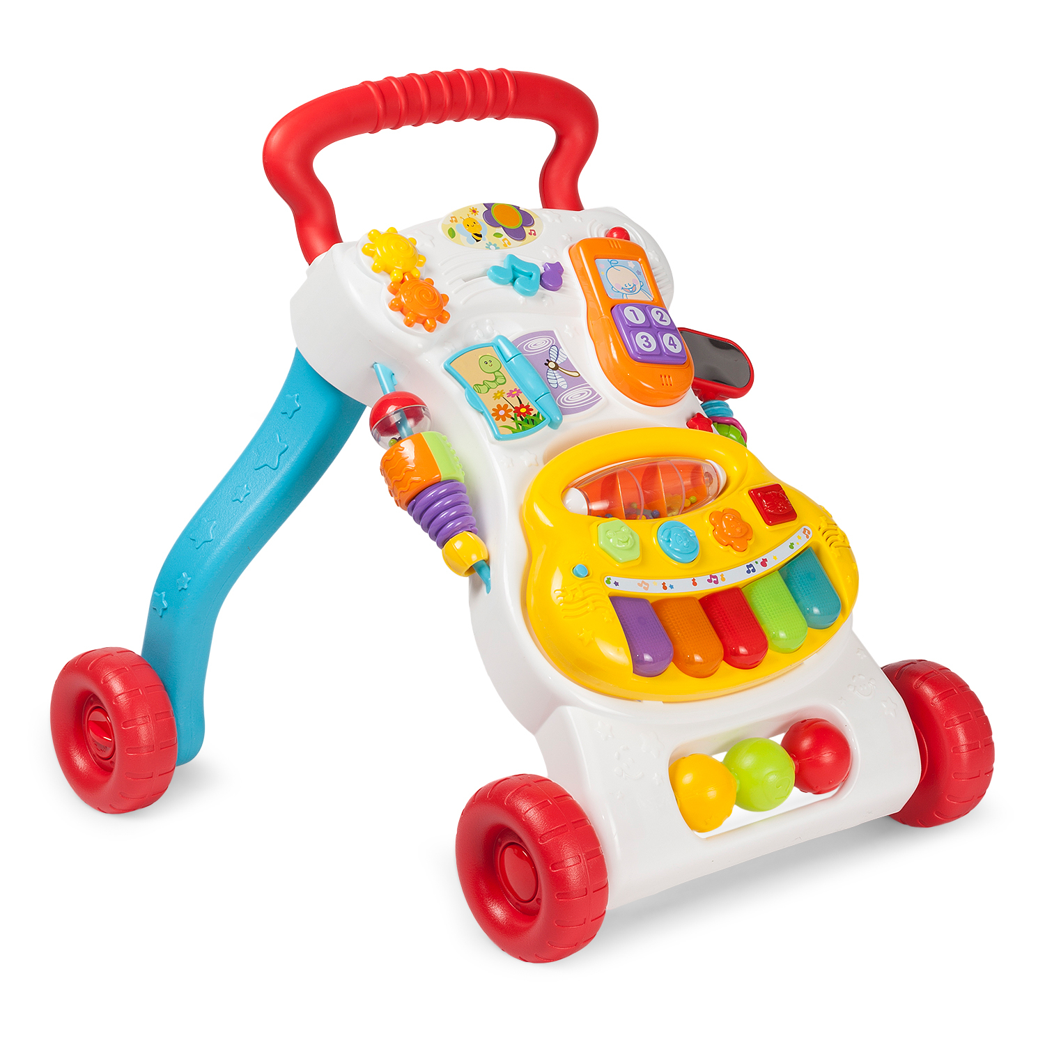 Ходунки BabyGo с ручкой - фото 7