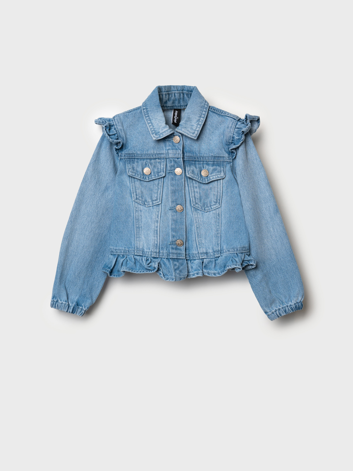 Куртка джинсовая PlayToday 12622001 - фото 7