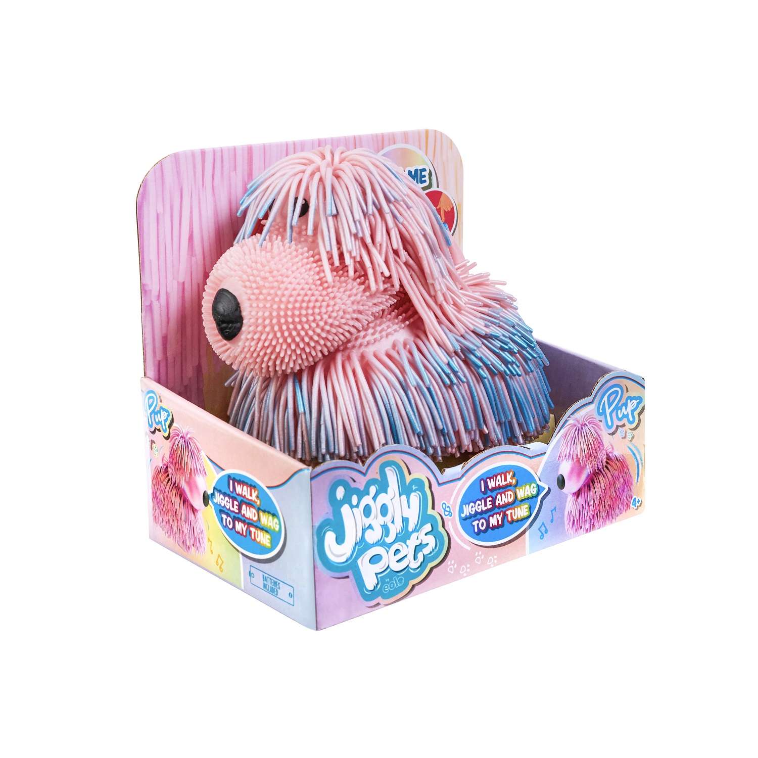 Игрушка мягкая Jiggly Pets собачка 14.3 см - фото 6