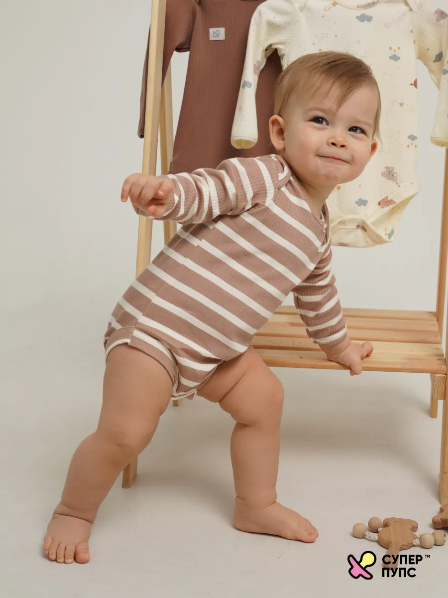 Боди 3 шт Супер Пупс нбр/3пр/бд/sk20/полоска/сон - фото 21