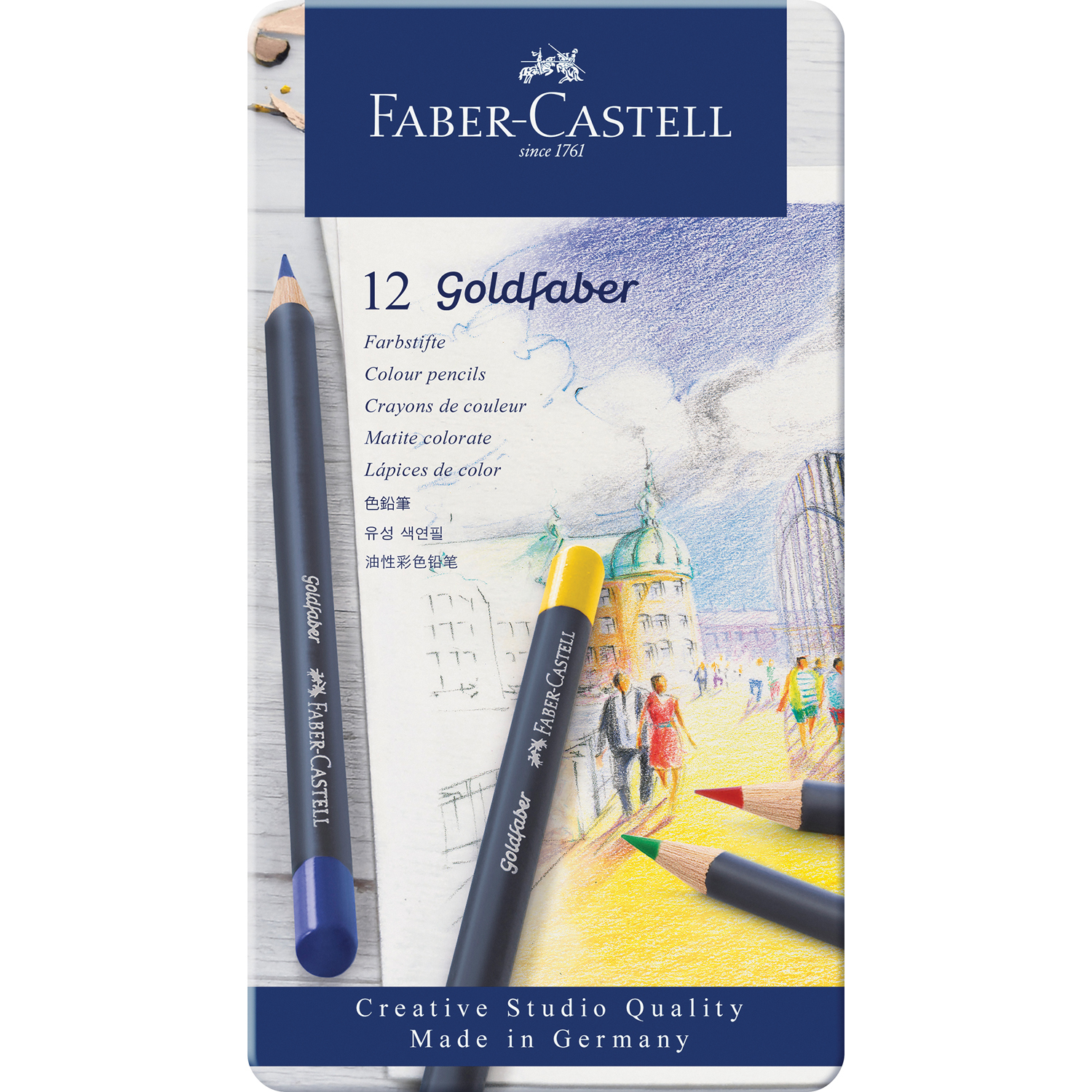 Карандаши цветные Faber Castell 12 шт. - фото 1