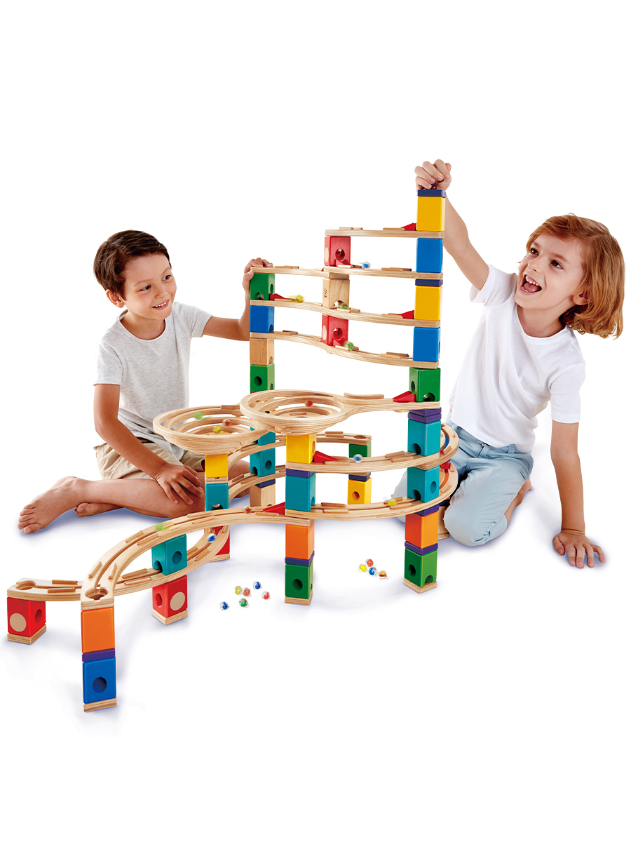 Конструктор Hape Гонки деревянный 202 дет. - фото 8