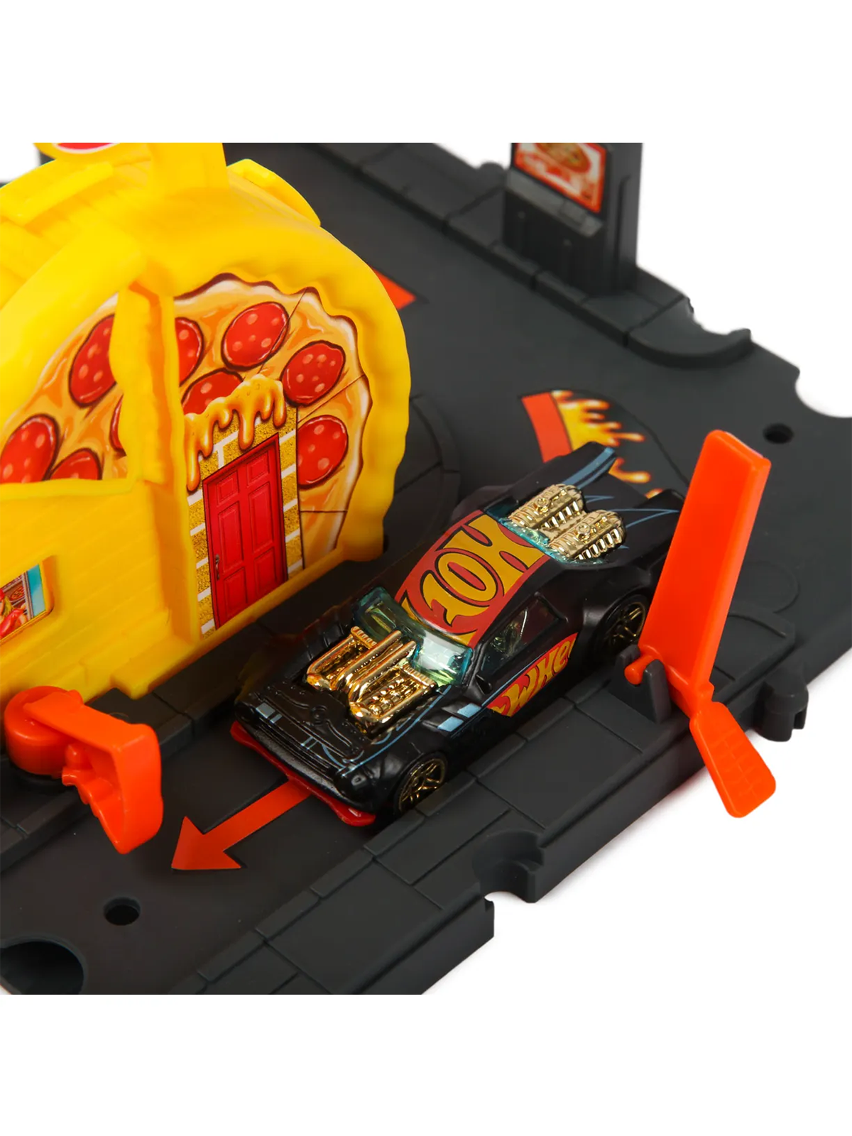 Трек Hot Wheels Крутая пиццерия HKX44 - фото 6