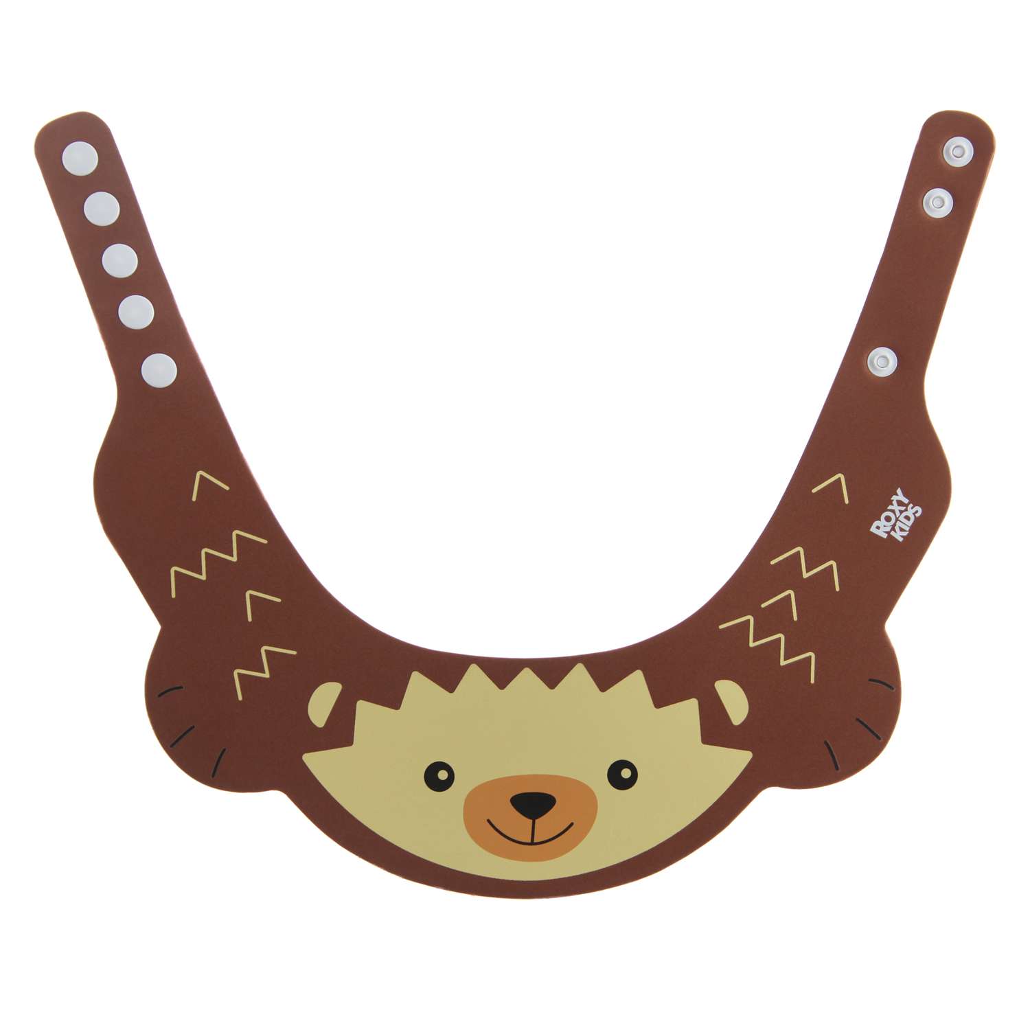 Козырек для мытья головы ROXY-KIDS Ежик Коричневый - фото 5
