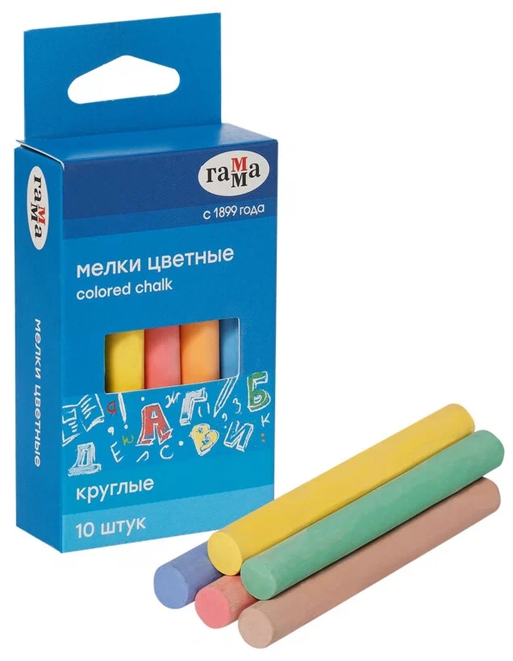 Мел сухой ГАММА 10 шт. - фото 4