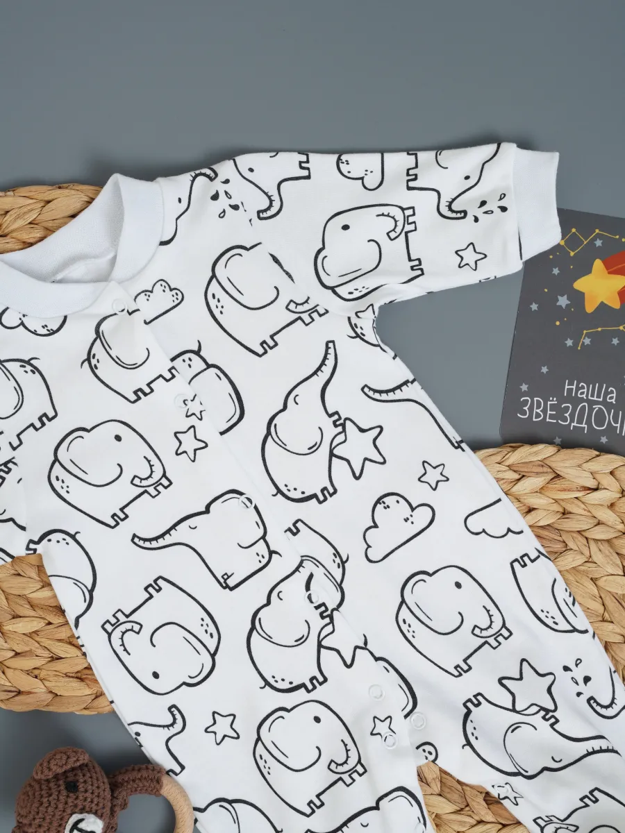 Комбинезон 3 шт Супер Пупс нбр/3пр/ком/сл/SK18небесныймокрыйасфальтслоники - фото 13