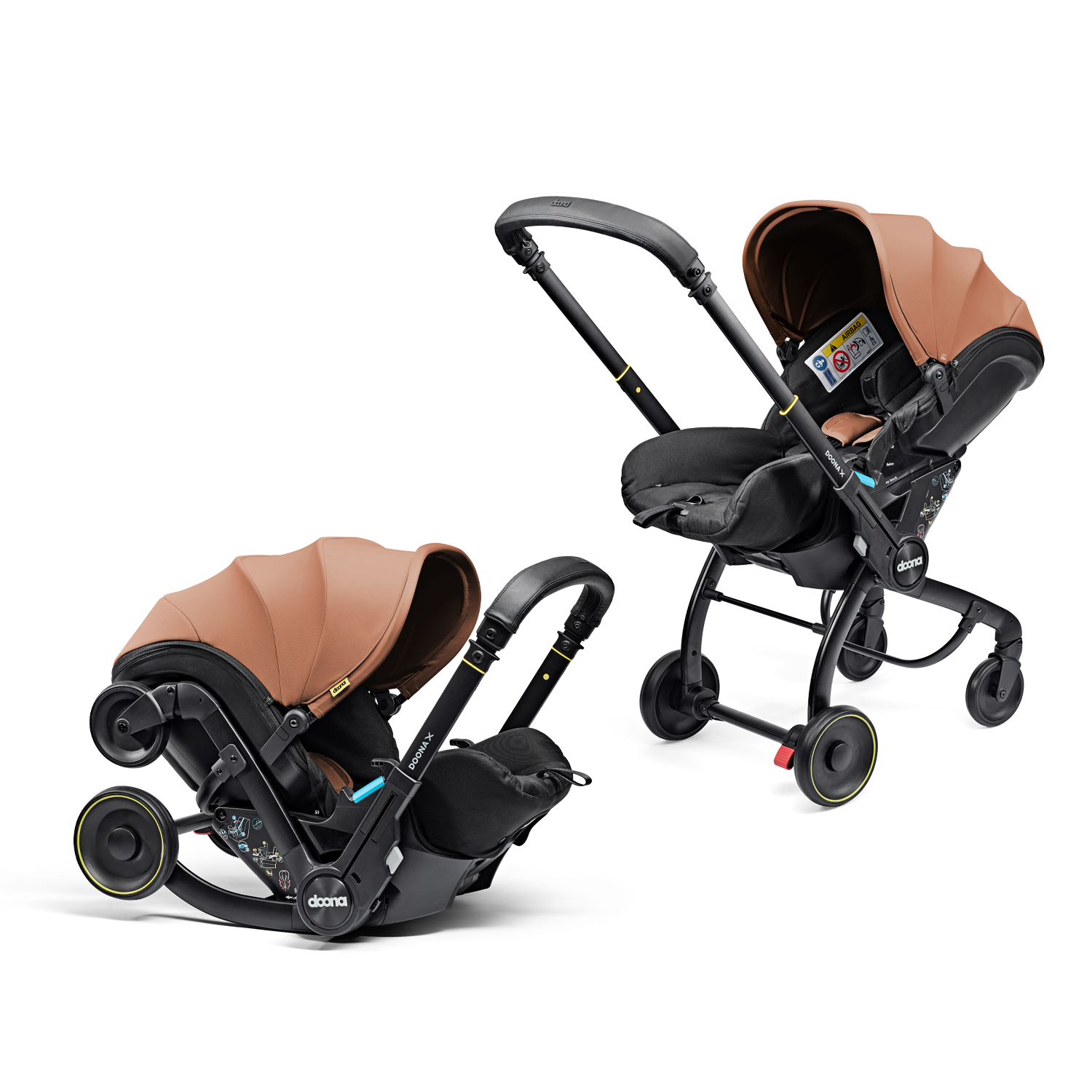 Автокресло Doona Doona X, цвет: Terracotta Isofix 0 (0 -13 кг) коричневый - фото 14