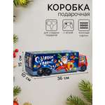 Подарочная коробка новогодняя Sima-Land Фура "Новогодний пилотаж" с анимацией, 36 х 15 х 10 см