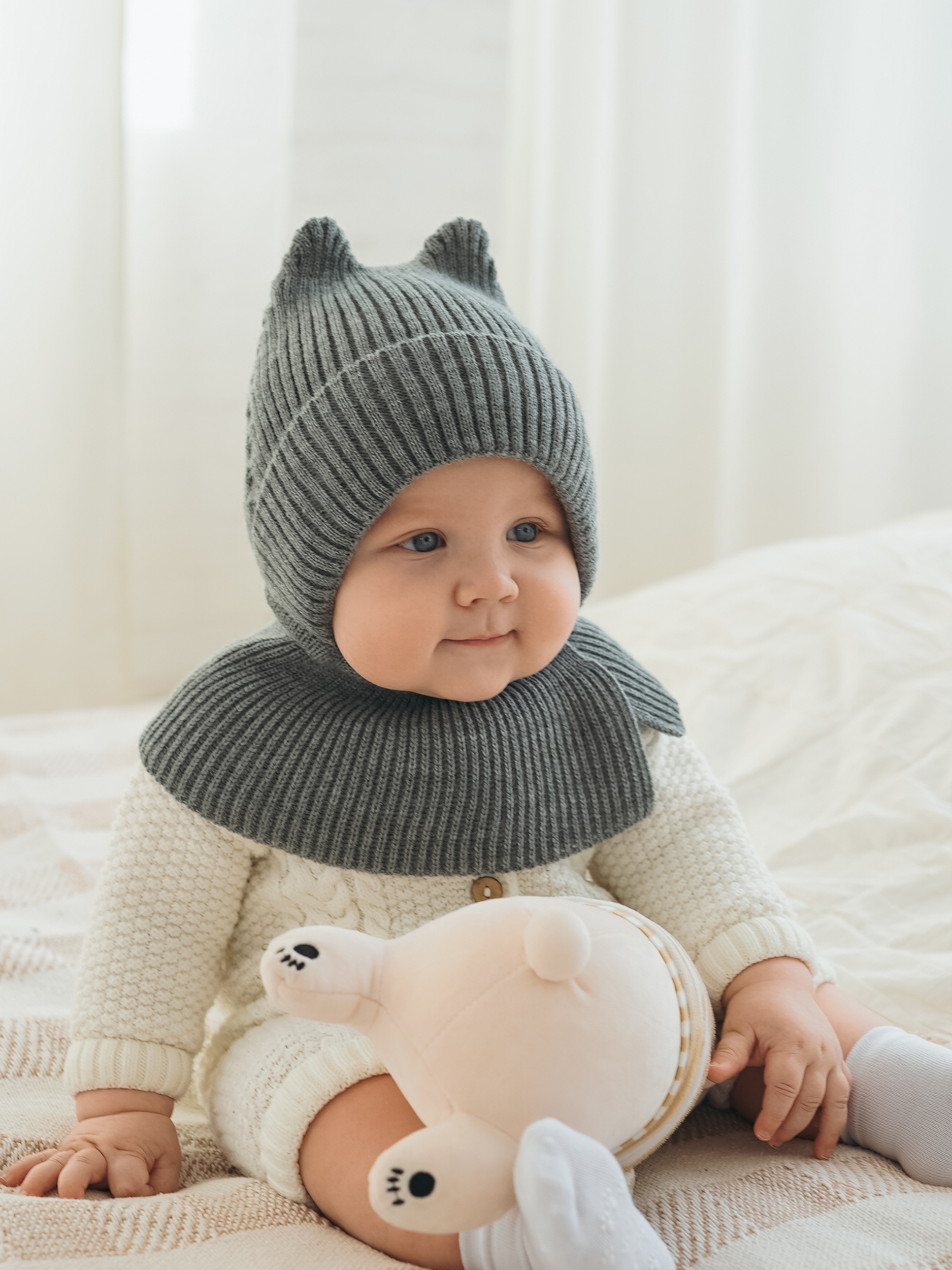 Шапка-шлем Starkoff Kids Д100303 - фото 4