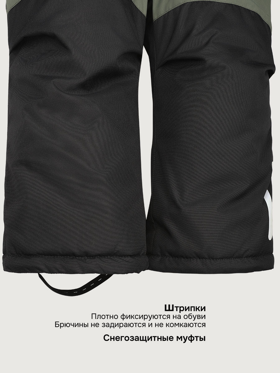Комбинезон NIKASTYLE 8з6625 хаки/черный - фото 14