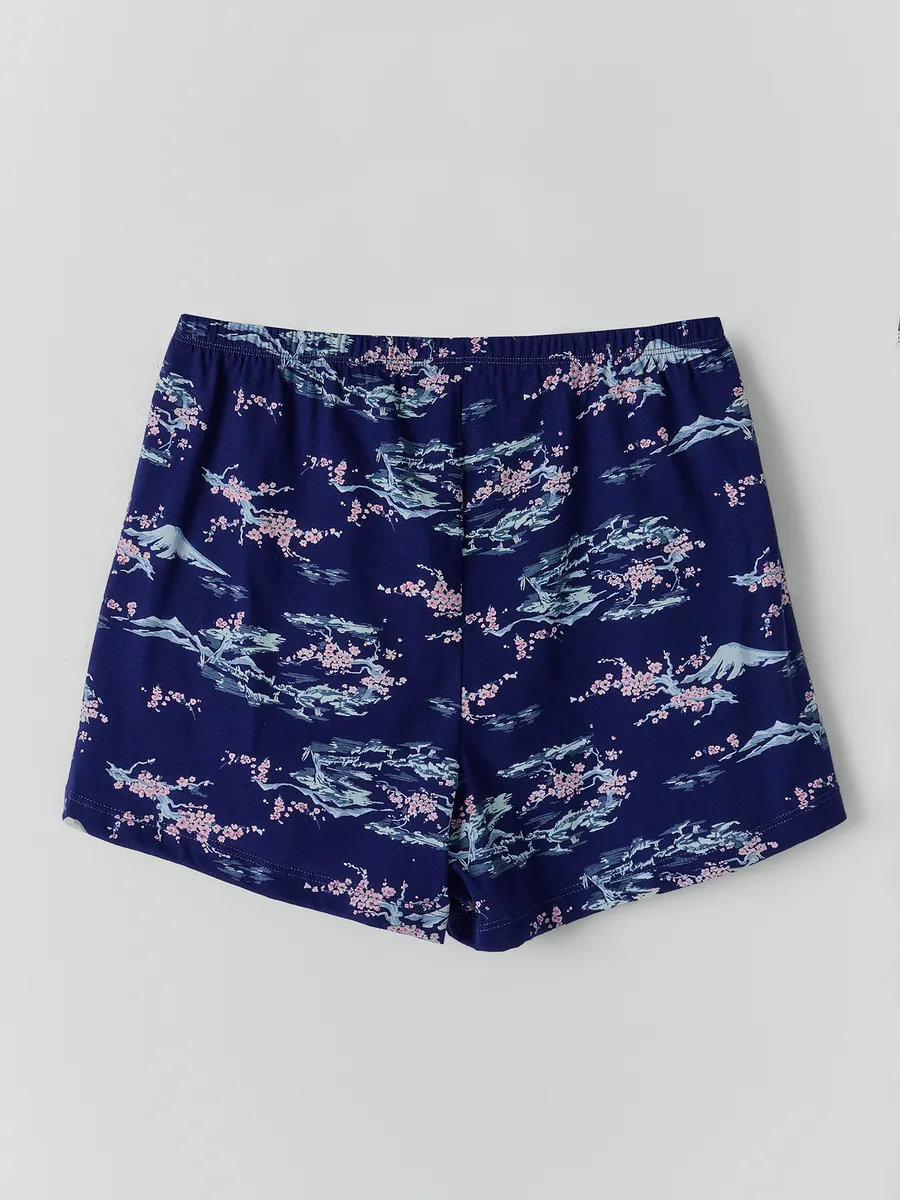 Пижама Mark Formelle (Марк Формэль) 592591/синий +горы на синем - фото 6