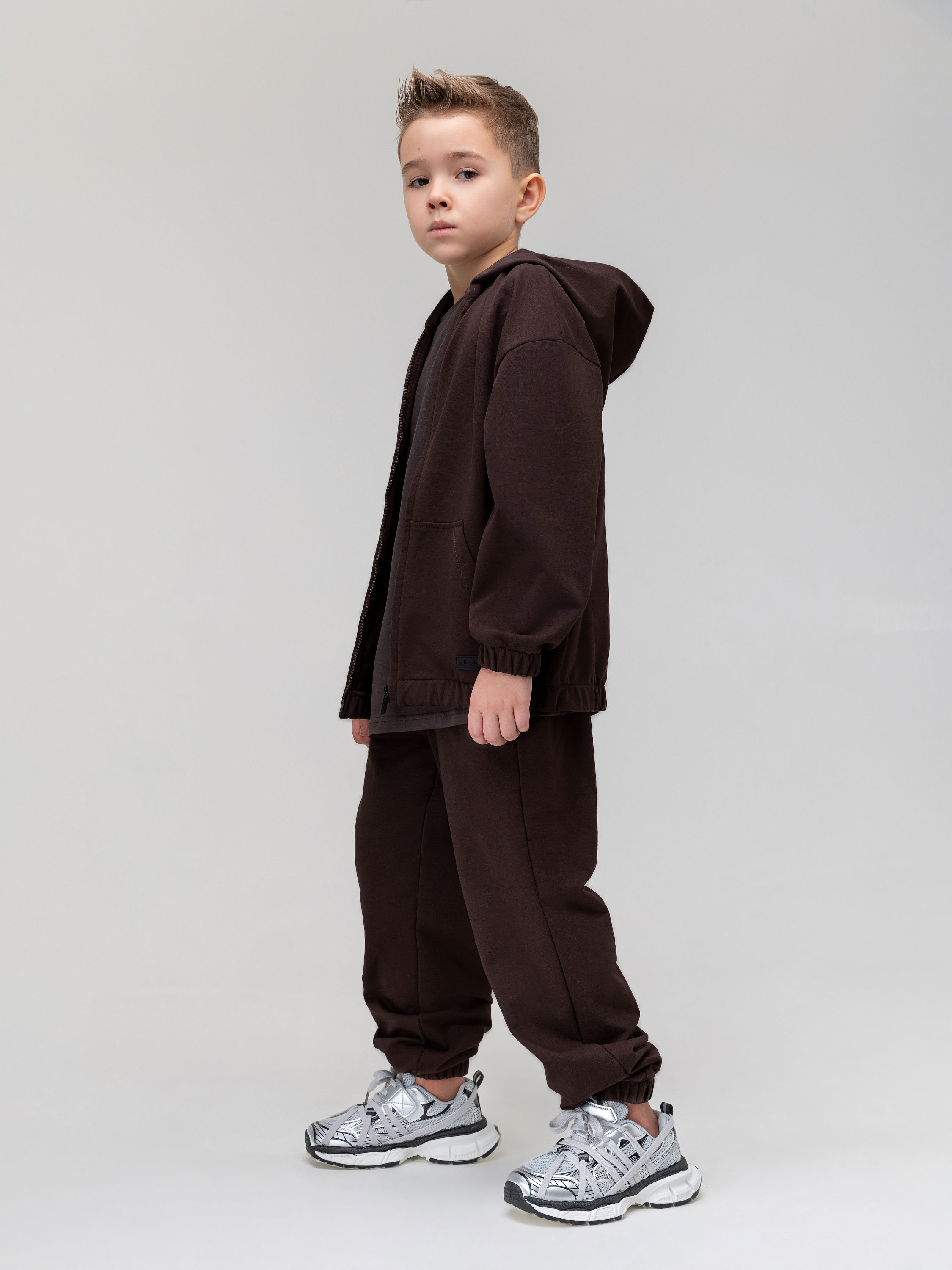 Костюм спортивный Bodo 11-671MU_кофейный - фото 3