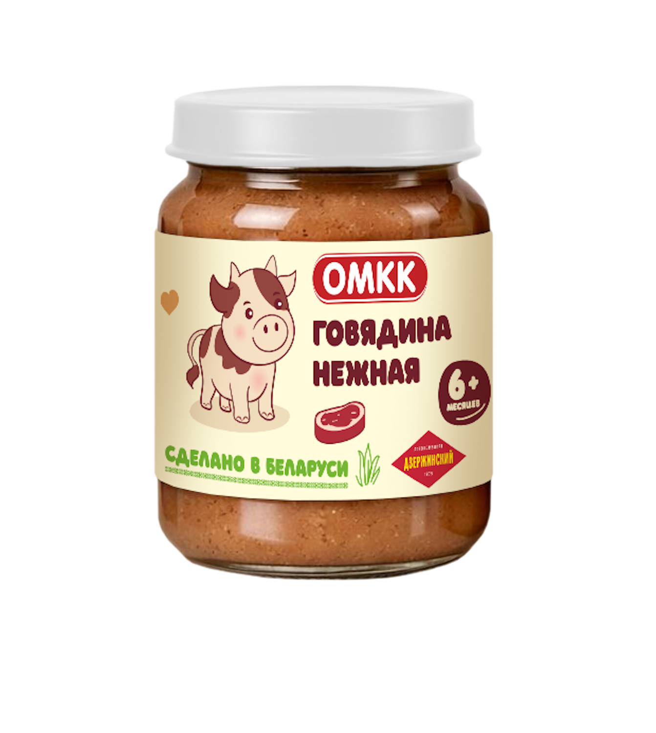 Готовый обед ОМКК Говядина с 6 мес 90 г - фото 1