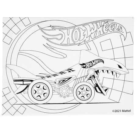 Роспись по холсту МультиАРТ Hot Wheels