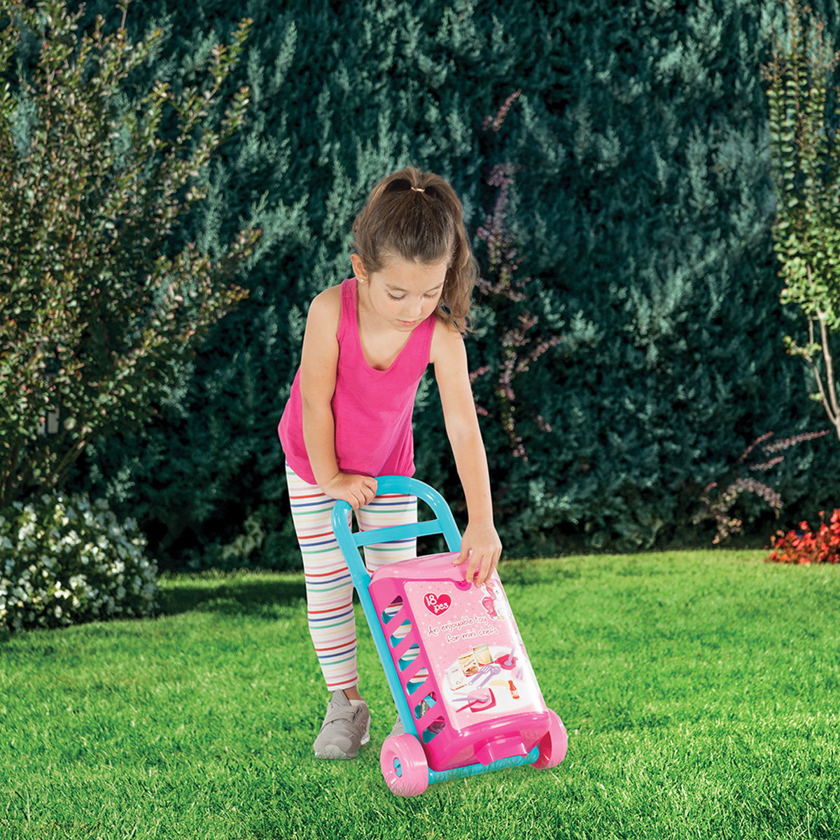 Игровой набор Dolu тележки и корзинки, продукты - фото 5