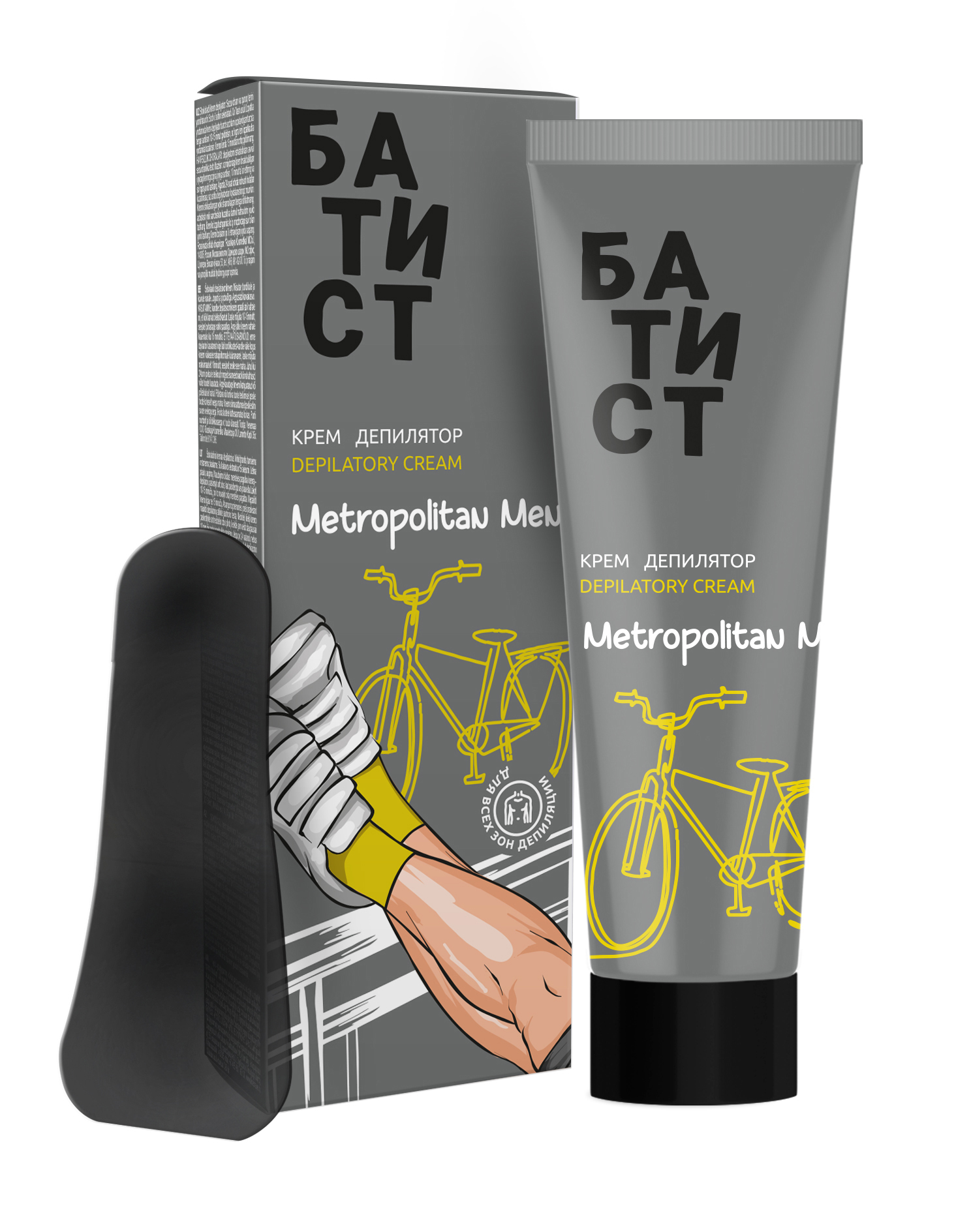 Крем-депилятор Батист Metropolitan Men мужской 100 мл - фото 7