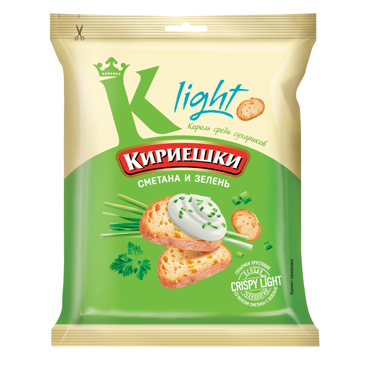 Сухарики Кириешки Light в ассортименте 33г - фото 1