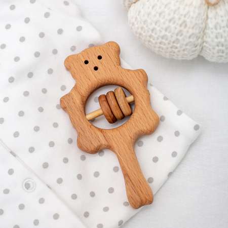 Игрушка Mag Wood погремушка Мишутка