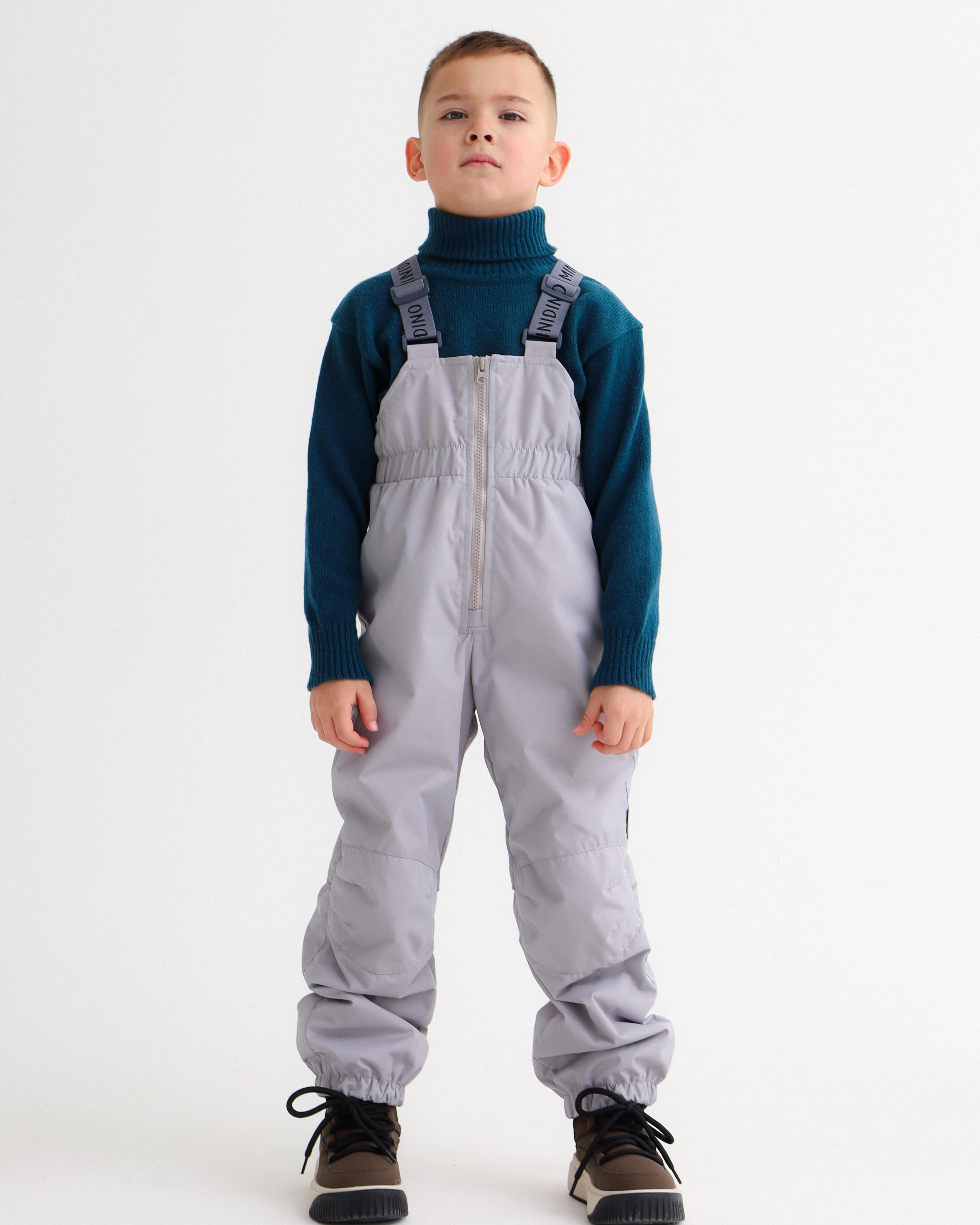 Полукомбинезон MINIDINO MDD1-IM001/0Полукомбинезон демисезонный серый - фото 1