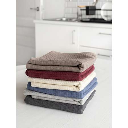 Полотенце кухонное 2 шт. DeNASTIA 35x75 см 100% Хлопок винный D100422