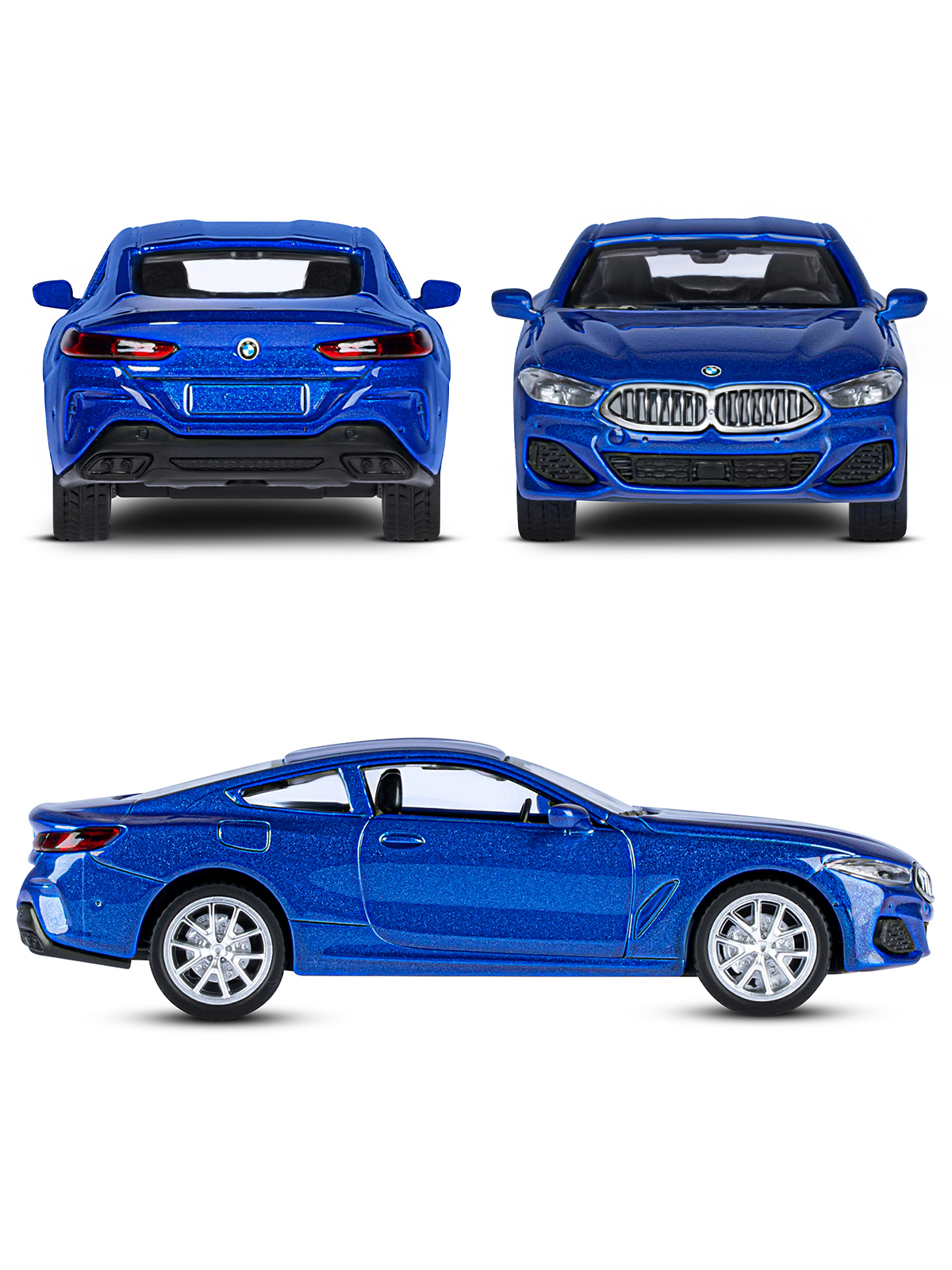 Автомобиль АВТОпанорама BMW M850i Coupe 1:44 JB1251478 - фото 5