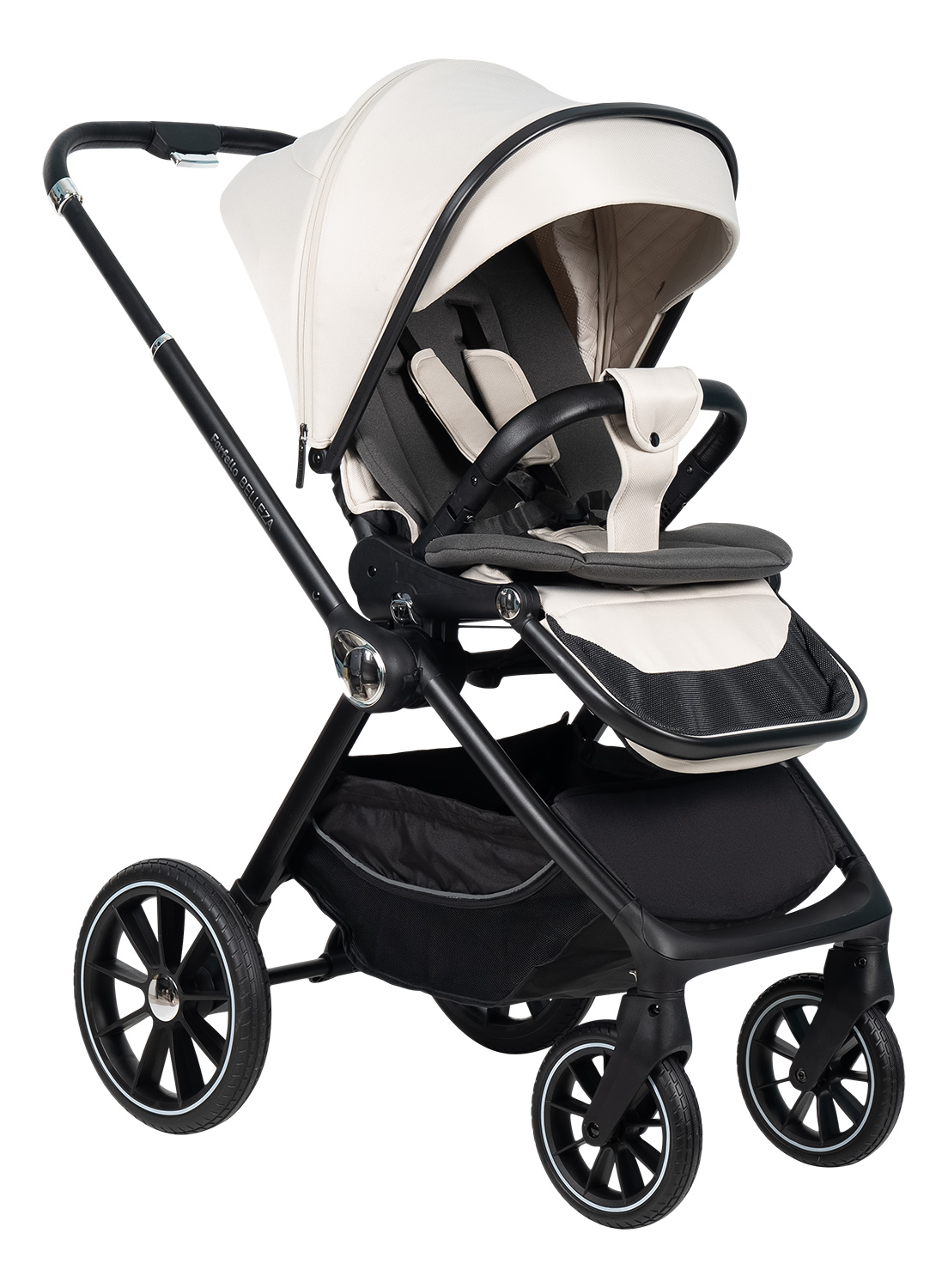 Коляска 3в1 Farfello Belleza бежевый - фото 12